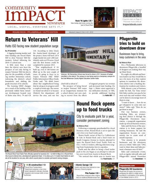 Return to Veterans' Hill - Community Impact Newspaper