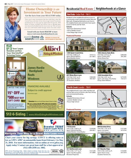 Cedar Park & Leander - Community Impact Newspaper