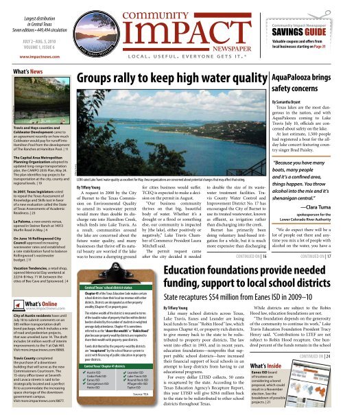 July 2010 - Community Impact Newspaper