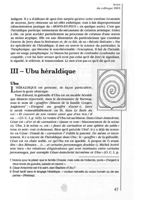 103/104 : Colloque 2003, etc. - Société des Amis d'Alfred Jarry