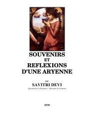 Souvenirs et réflexions d'une Aryenne - SAVITRI DEVI Archive