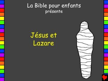 Jésus et Lazare - Bible for Children