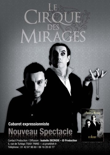 Isabelle DECROIX – ID Production - Le Cirque des Mirages