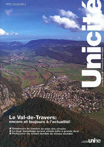 Unicité: Lukas Erne (pdf) - Université de Neuchâtel