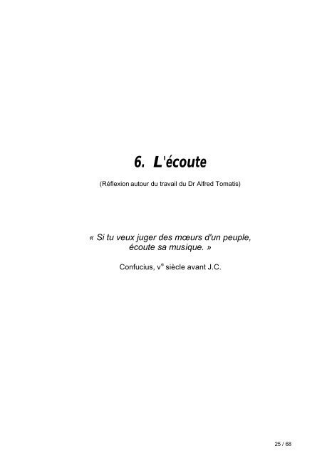 Le sens de la musique - Fédération des Ecoles Steiner-Waldorf en ...