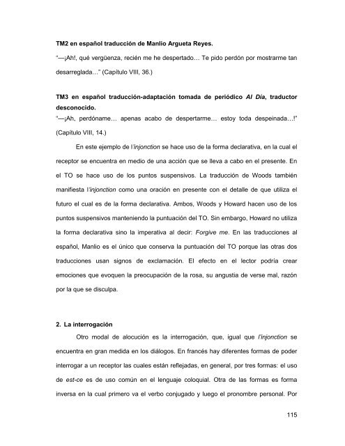 Procedimiento para analizar la calidad de las traducciones ... - mogap