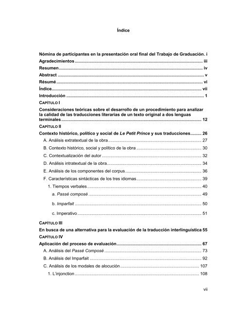 Procedimiento para analizar la calidad de las traducciones ... - mogap