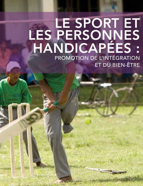 LE SPORT ET LES PERSONNES HANDICAPÉES : - Right to Play