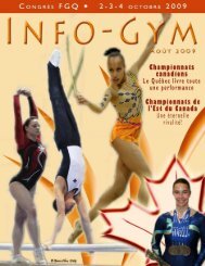 INFO GYM - Gymnastique Québec