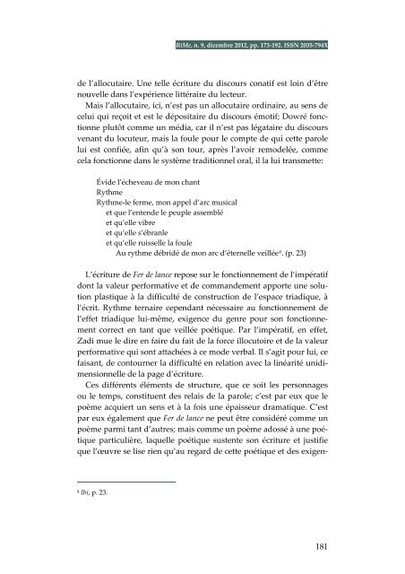 Zadi Zaourou: l'écriture de modèles - RiMe - Cnr