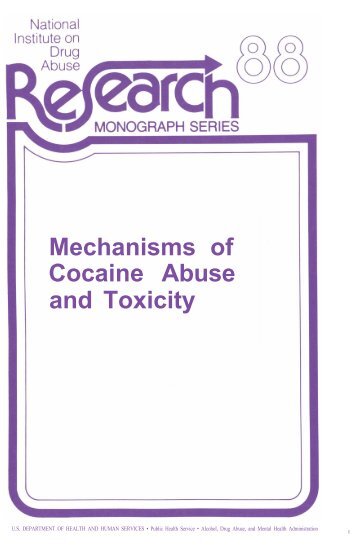 Mechanisms of Cocaine Abuse and Toxicity - Archives - National ...