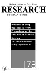 Problems of Drug Dependence 1997: Proceedings of the 59th ...
