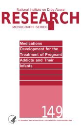 Medications Development for the Treatment of Pregnant Addicts and ...