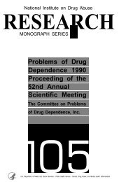 Problems of Drug Dependence 1990 Proceeding of the 52nd ...
