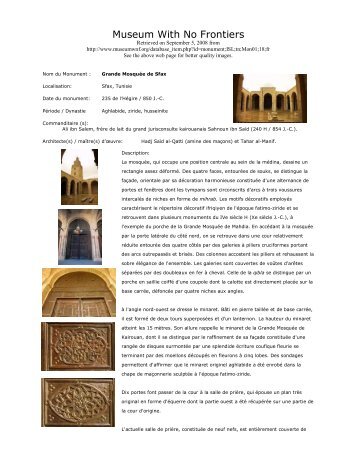 Grande Mosquée de Sfax - Sfax Online