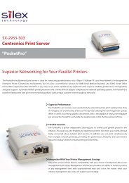 Centronics Print Server PocketPro - Silexeurope.com