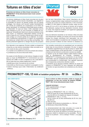 Toitures en tôles d'acier - Promat.be