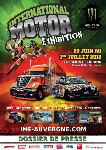 Dossier de presse 2012 - IME - International Motor Exhibition