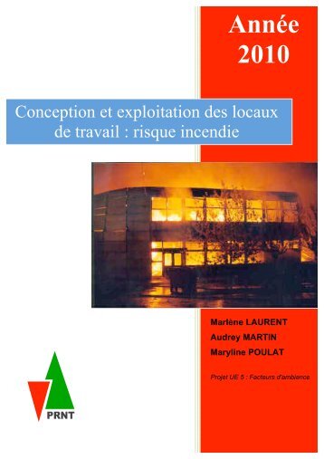 Dossier incendie (D) - Santé et Sécurité au Travail en PACA