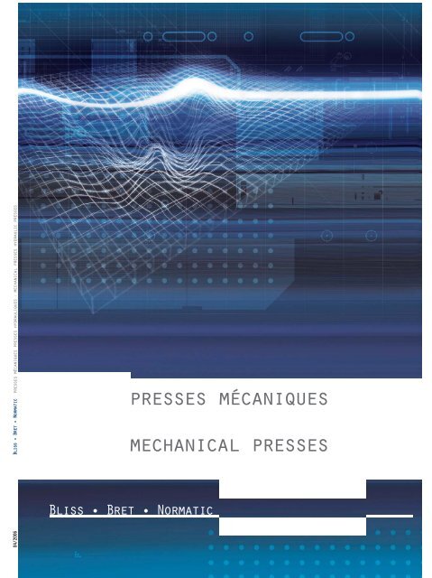 presses mécaniques mechanical presses - Presses Bliss Bret