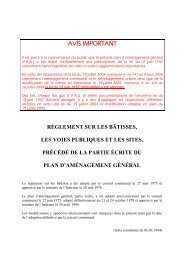 Règlement sur les Bâtisses - Administration Communale de Strassen