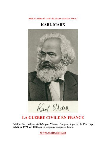 karl marx la guerre civile en france - communisme-bolchevisme