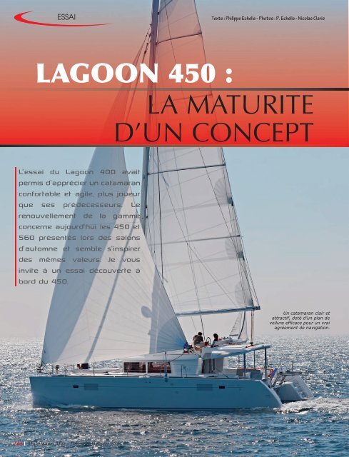 LAGOON 450 : LA MATURITE D'UN CONCEPT