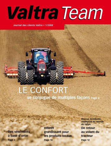 Le confort - Valtra