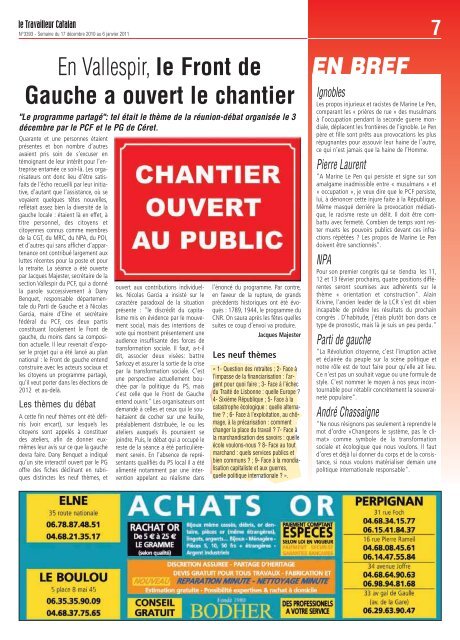 • Contre la criminalisation du mouvement social • Contre le fichage ...