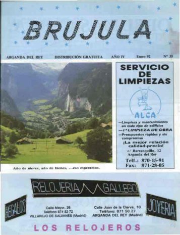 Revista "Brújula" - Archivo de la Ciudad de Arganda del Rey ...