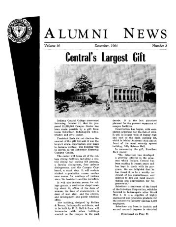 ALUMNI NEWS - Frederick D. Hill Archives