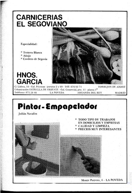 Revista "La Poveda" (1982) - Archivo de la Ciudad de Arganda del ...