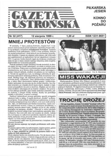 Gazeta Ustrońska nr 32 / 99