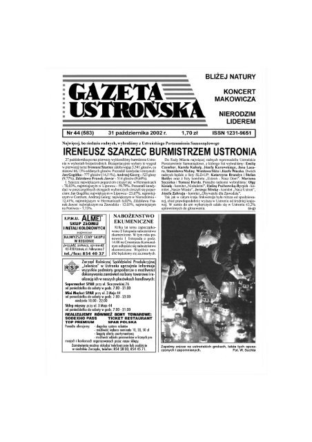 Gazeta Ustrońska nr 44 / 02