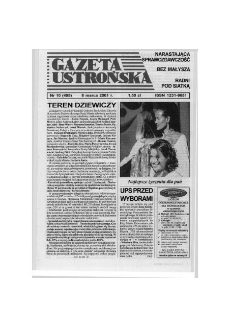 Gazeta Ustrońska nr 10 / 01