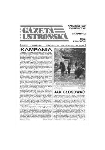 Gazeta Ustrońska nr 45 / 06