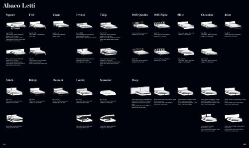 Novamobili Katalog - Betten - Kommoden - Nachttisch