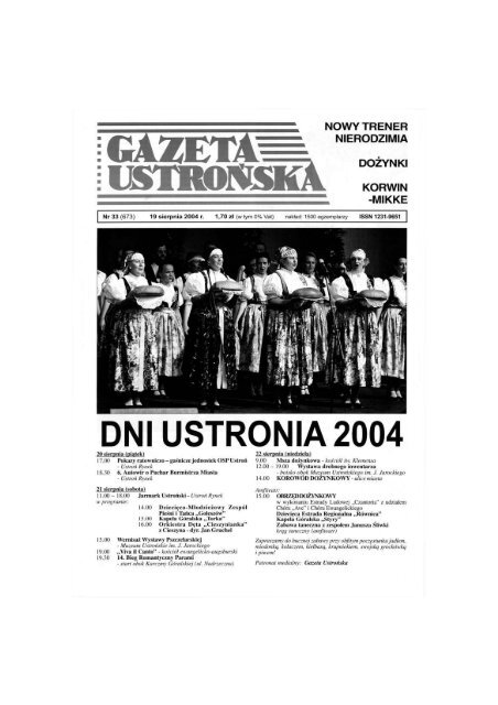 Gazeta Ustrońska nr 33 / 04