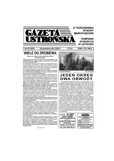 Gazeta Ustrońska nr 43 / 02