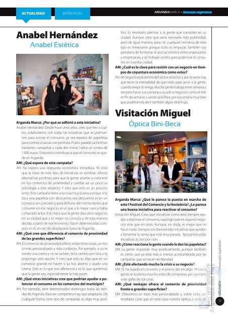 Revista " Arganda Marca" (2003-2012) - Archivo de la Ciudad de ...