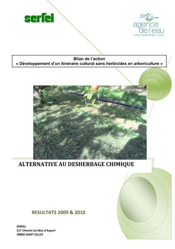 Alternative au désherbage chimique - Chambre d'Agriculture du Gard