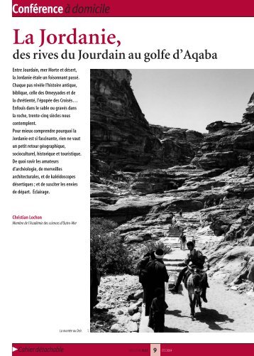 La Jordanie, du Jourdain au golfe d'Aqaba - Arts et Vie