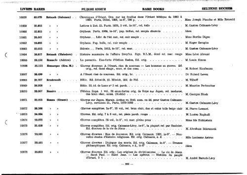 tome VII Archives, manuscrits et livres rares - Ministère de la culture ...