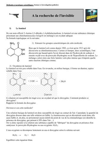 A la recherche de l'invisible