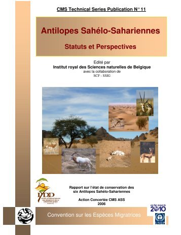 Antilopes Sahélo-Sahariennes - Convention on Migratory Species