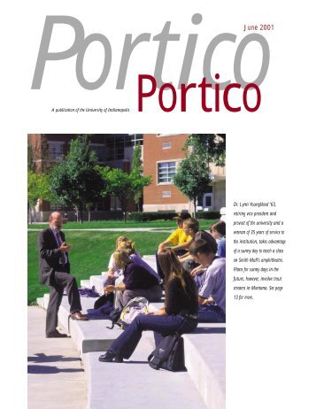 Portico - Frederick D. Hill Archives - University of Indianapolis