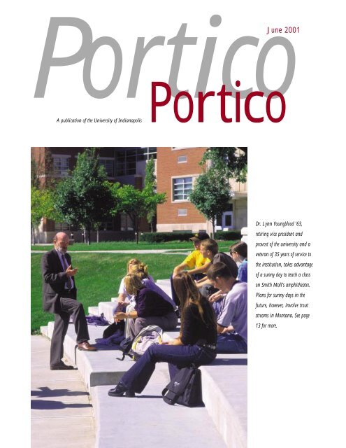Portico - Frederick D. Hill Archives - University of Indianapolis