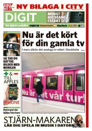 NY BILAGA I CITY - IDG.se