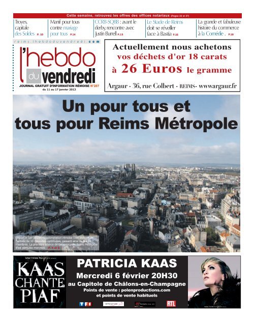 REIMS - n°287 - L'Hebdo du Vendredi