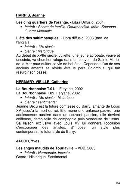 Genre : Terroir